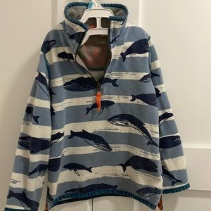 Mini Boden Whale Quarter Zip